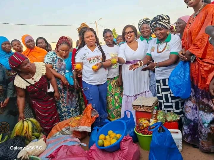 Yapleu :  Mme Koffi Gisèle, maire de logoualé séduit la population